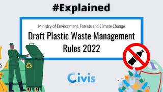 #Explained: Draft Plastic Waste Management Rules 2022