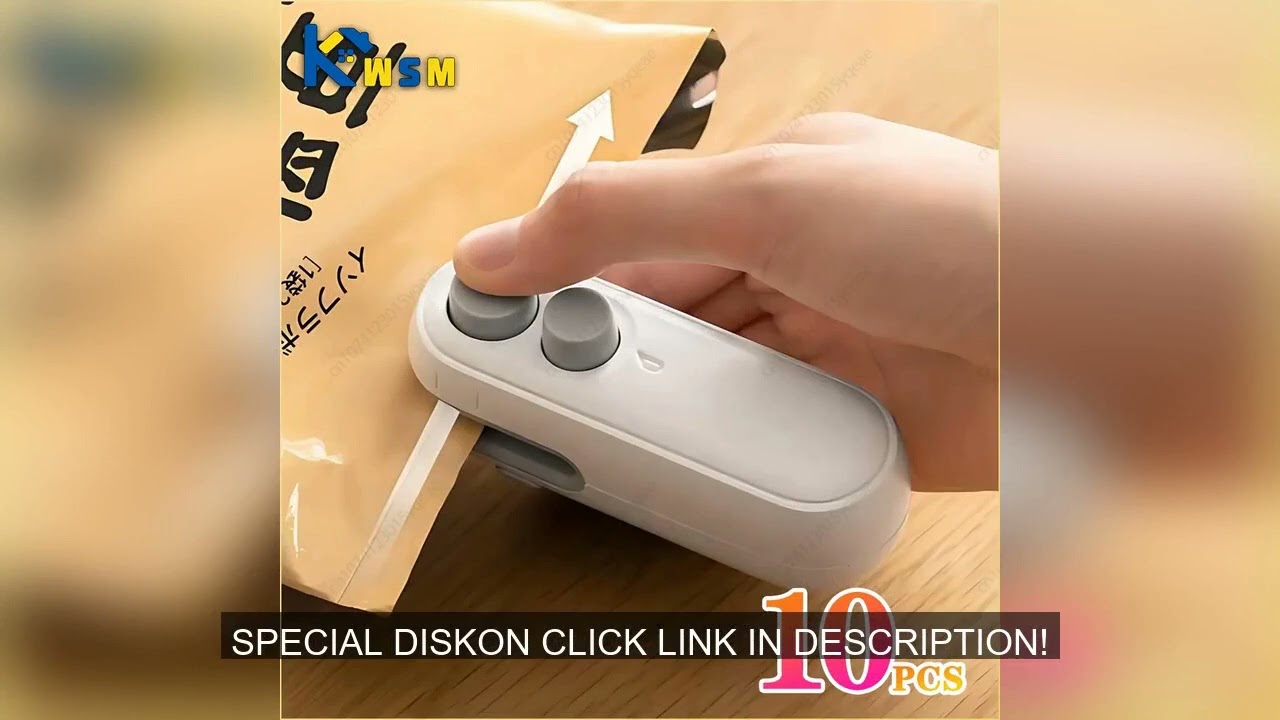 Portable Mini Sealer 2 in 1 Heat Sealer For Snacks  Home use rechargeable sealer Vacuum Sealer Snack