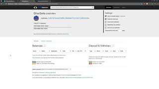 How to transfer out of EtherDelta without opening the site.