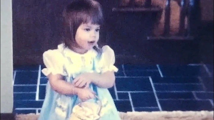 1975 April: Easter w Grandma Rademacher; Kristin's...