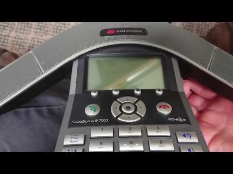 Polycom Phone reset Admin password - SoundStation IP 7000 and others admin reset