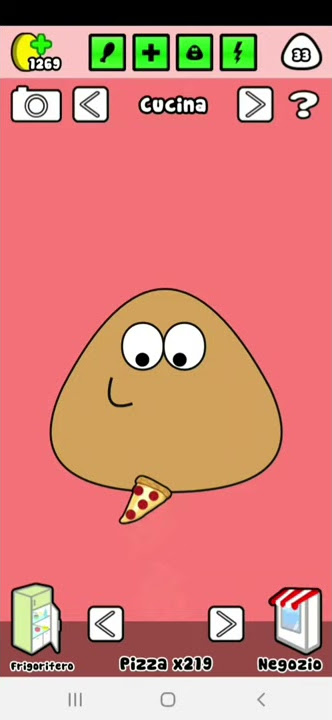 eu encontrei um jogo do POU (muito estranho) 