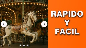 CARRUSEL de IMÁGENES automático con HTML CSS y JS ✅