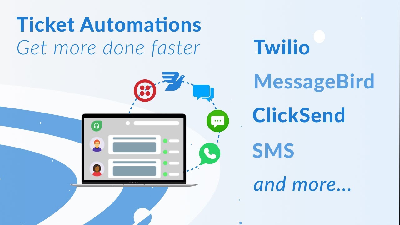 Ticket Automations SMS, WhatsApp, Email YouTube