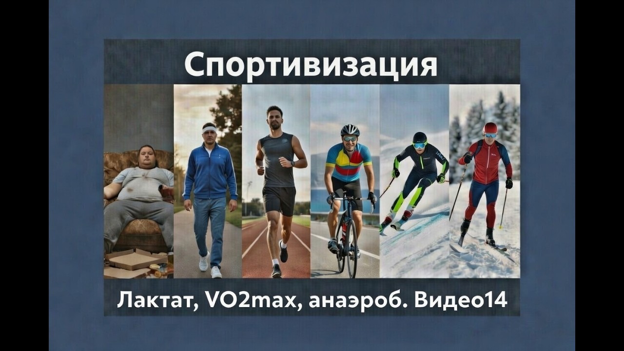 Лактат, VO2max, анаэробная выносливость и мощность. Чемпионские интервальные тренировки. Видео 14