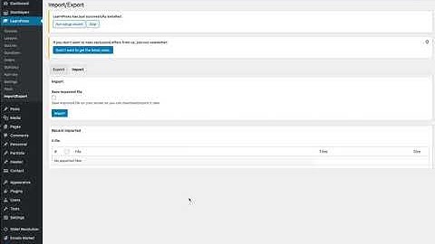 Yoku - Importing LMS demo content Online Class