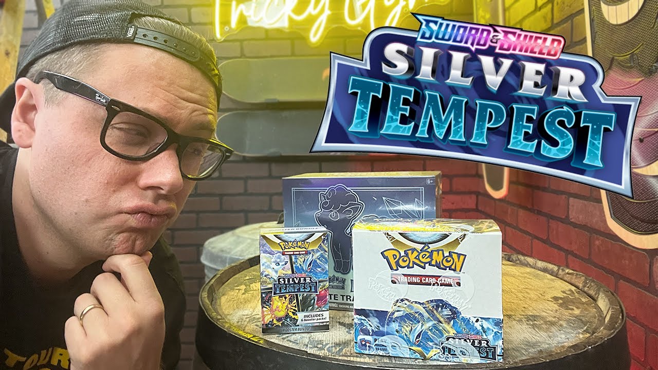 sword and shield tempest booster box Pokemon Sword & Shield Silver Tempest Sleeved Booster