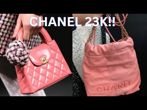 CHANEL, Bags, Chanel Clutch Patent Wristlet Pink Pvc Tweed Bag O Case  Authentic