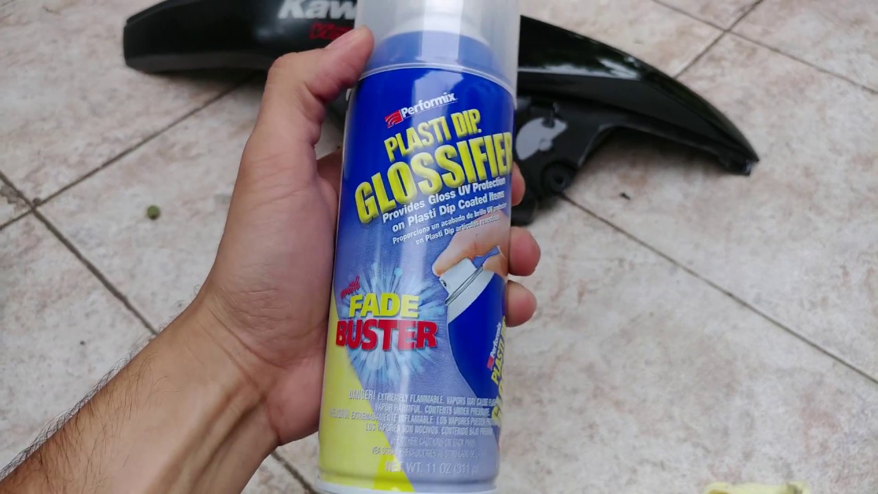 temperatura inferencia detective Se puede proteger plásticos de moto con Plastidip Glossifier? Fijate ;) -  YouTube