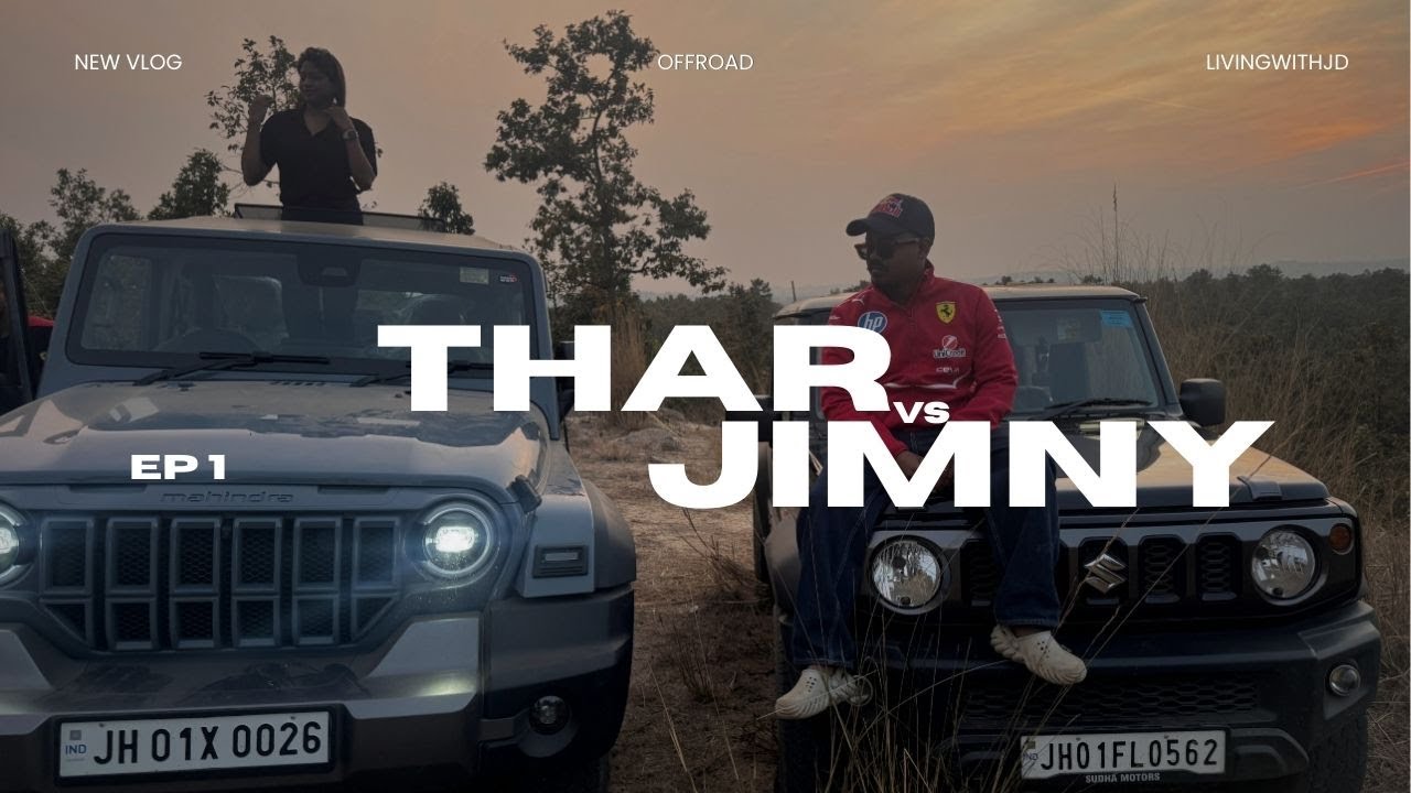 Thar vs Jimny Off-Road Battle | 4x4 Power Tested 🔥