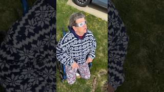 GRANDMA WATCHES THE POLAR ECLIPSE! 👵🏼☀️😂