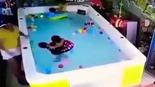 Too lit tv/ baby drowns while mom's on phone