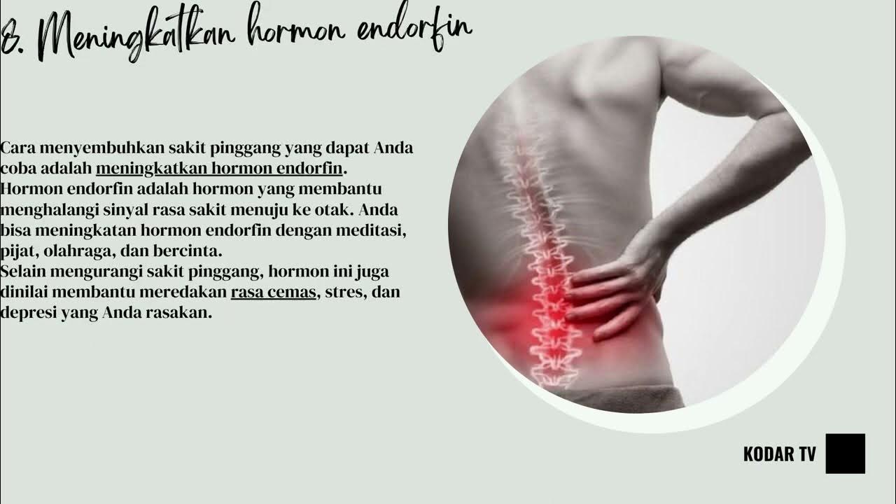 cara mengobati sakit pinggang belakang bawah YouTube