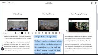 Editing Text on Squarespace 7 1