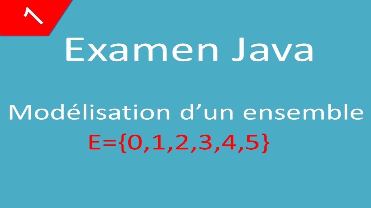 Un examen final Java POO La modélisation d'un ensemble de nombres partie 1