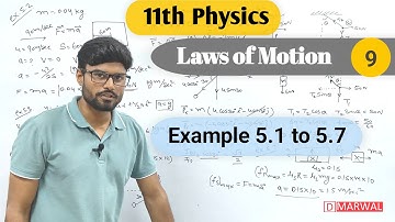 Example 5.1 to 5.7 NCERT | Laws of Motion | Class 11 Physics
