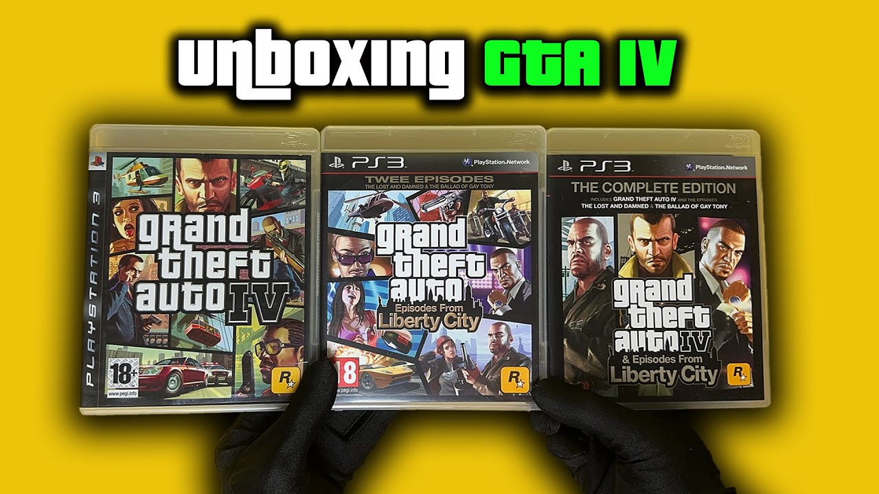 Unboxing Grand Theft Auto IV PlayStation 3 | All Versions