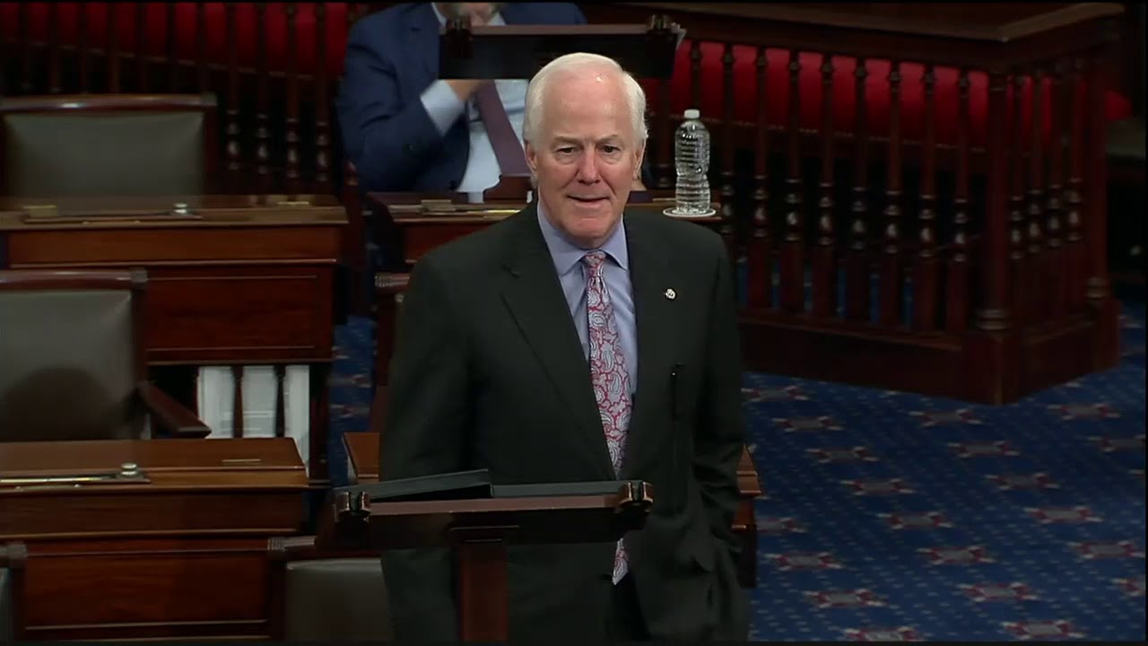Sen. John Cornyn Discusses Coronavirus Relief Legislation on Senate Floor