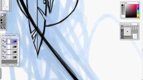 Lorelei - Sketch and Lineart in OpenCanvas