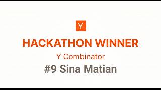 #09: Can a Model Shutdown the Economy YC Hackathon Champ Sina Matian on YC & Anthropicβs Threat