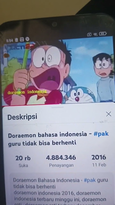 Doraemon upacara masuk sekolah senin Indonesia Raya