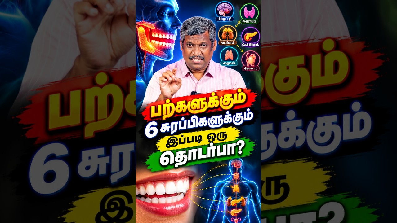 பற்களின் ஆரோக்கியத்தில் 6 சுரப்பிகளின் பங்கு என்ன? | healer baskar ...