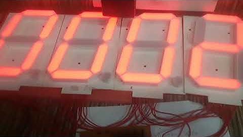 SEVEN SEGMENT DISPLAY COUNTER USING ATmega8