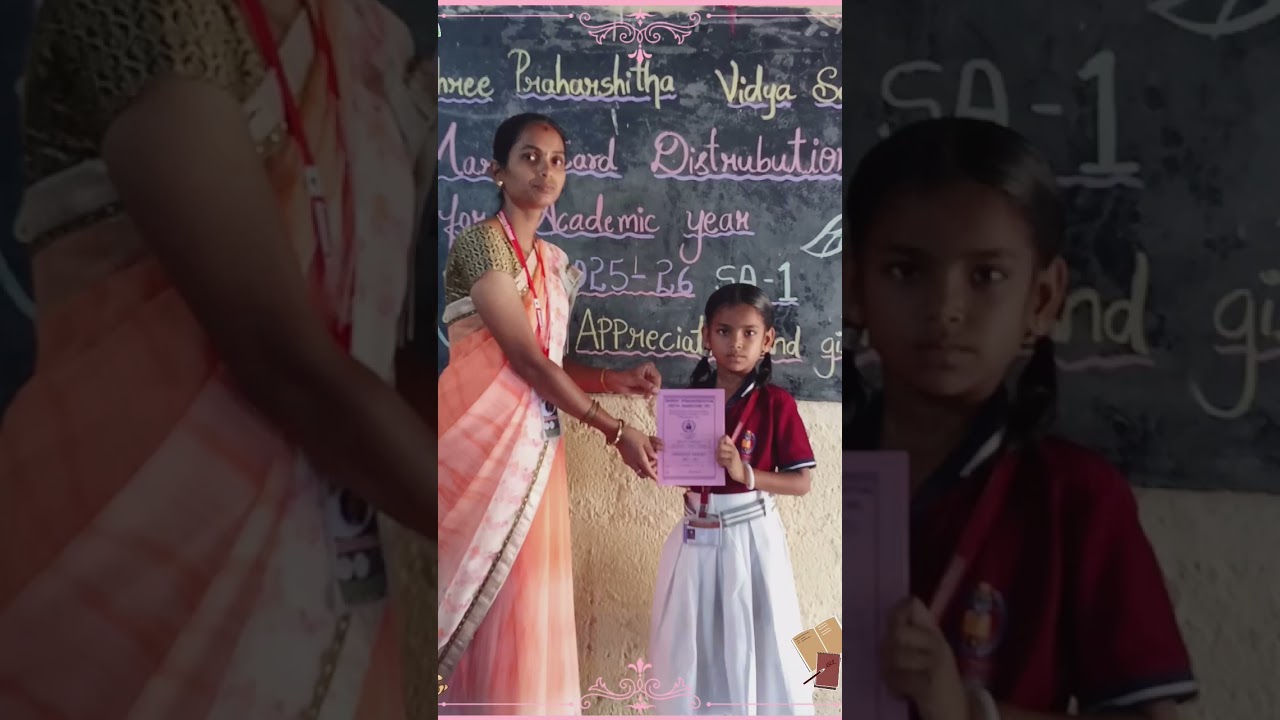 Empowering Young Minds: Distribution of Marks Cards for Kids for Academic Year 🎓📚🎉