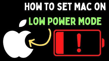 How to Set Mac on Low Power mode