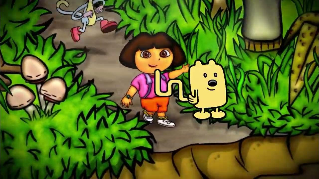 Boots Pushes Dora into quicksand and Wubbzy saves Dora from quicksand YouTube
