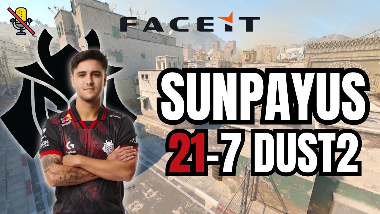 SUNPAYUS IS LOCKED IN🔥🔥🔥| 21-7 Stats on Dust2 | CS2 SunPayus POV