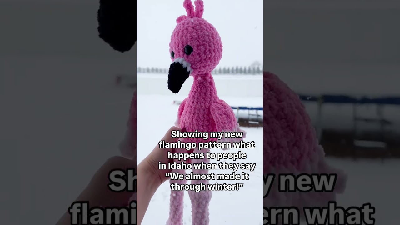 Plush Flamingo Crochet Pattern