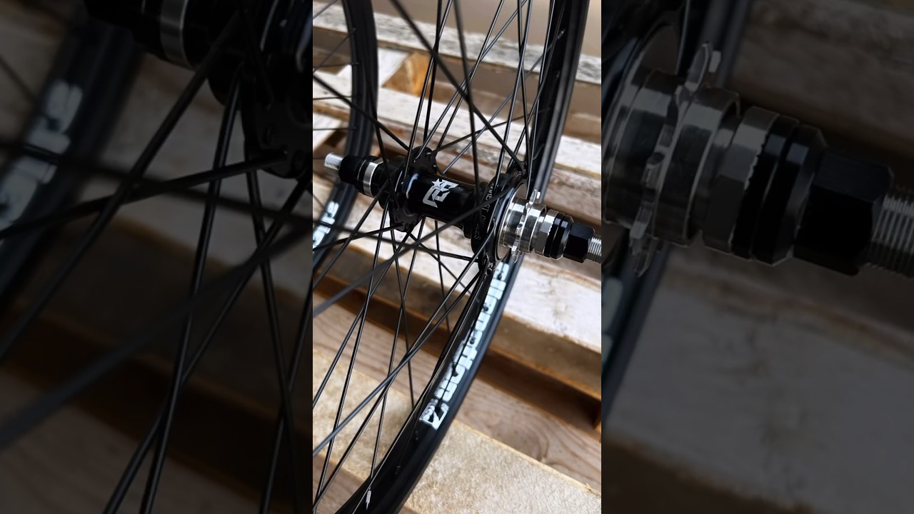 Light BMX custom wheelset for a customer 