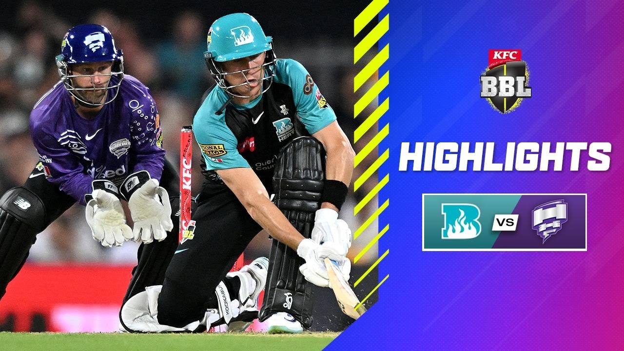 hobart hurricanes big bash match highlights