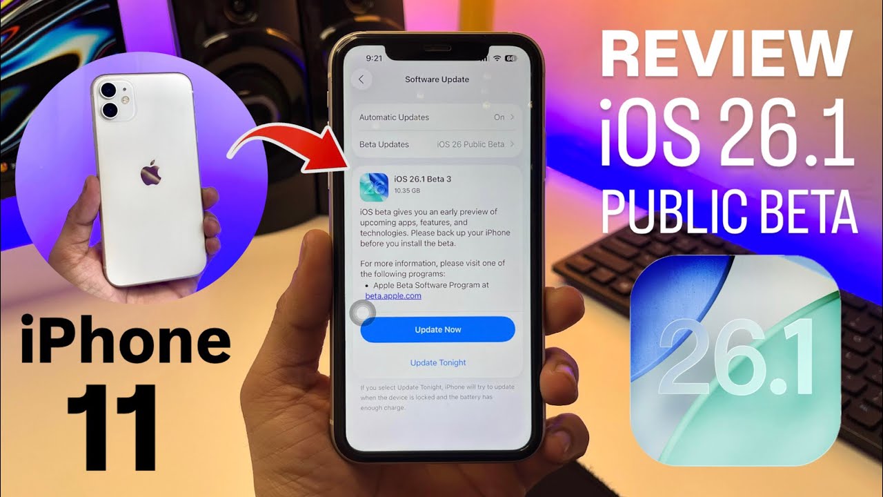 iOS 26.1 Public Beta 3 Review on iPhone 11 - Performance, Battery Life, Issues