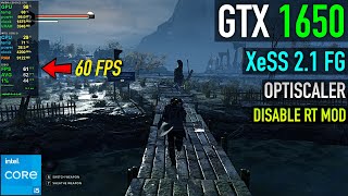 GTX 1650 - Hell is Us - OptiScaler XeSS 2.1 Frame Gen + Disable RT