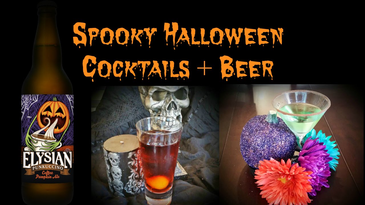 Spooky Halloween Cocktails + pumpkin beer highlight