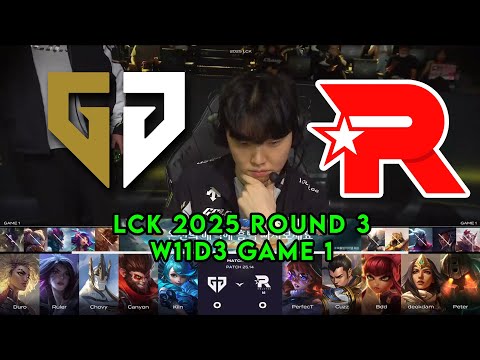 GEN vs KT Game 1 | LCK 2025 Round 3 Week 11 Day 3 | Gen.G vs KT Rolster G1