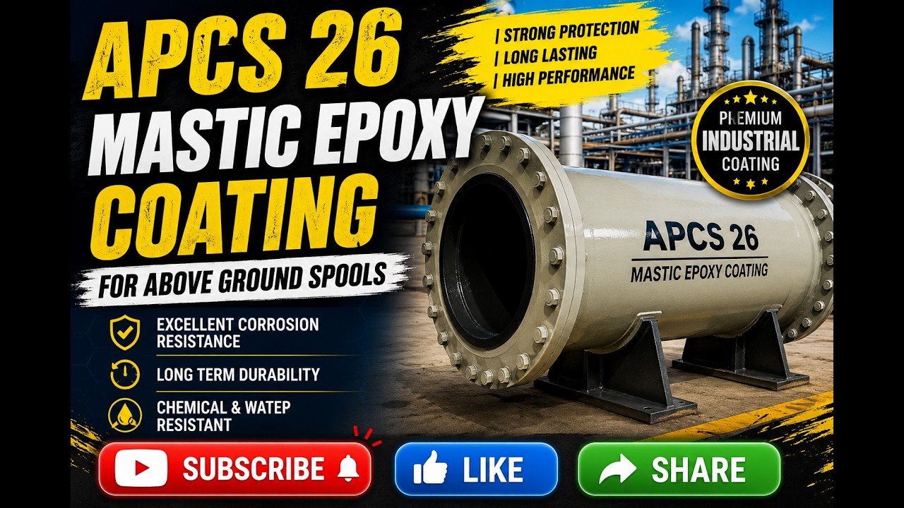 APCS-26 Mastic Epoxy Coating | External Above Ground Piping | Airless ...