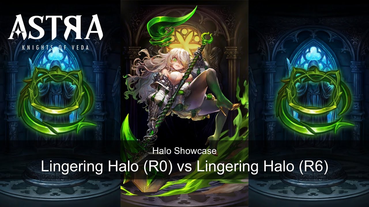 Lingering Halo (R0) vs Lingering Halo (R6) on Bikki | ASTRA: Knights of ...