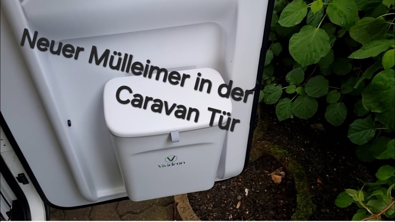 9 Liter Mülleimer in der Caravan Tür Mobilvetta Kea I86 Link im Info Text