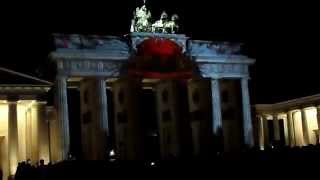 Бранденбургские ворота. Лазерное шоу 4