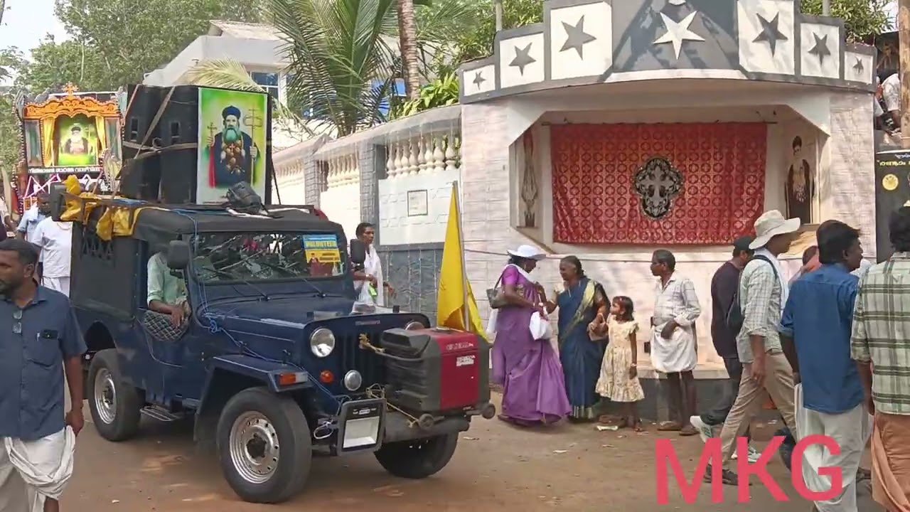 MKG,രണ്ടാം മഞ്ഞിനിക്കര മണീട് പള്ളിയിൽ നിന്നും ഓമല്ലൂർക്ക് യാത്ര പുറപ്പെടുന്നു[10 ആം തിയതി എടുത്തത് ]