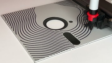 Floppy Growth Rings, Draw on a 5.25" Floppy Disk with a Roland DXY-1150 Pen Plotter