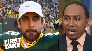 Aaron Rodgers and the Packers are the biggest threat to the Patriots - Stephen A. | First Take