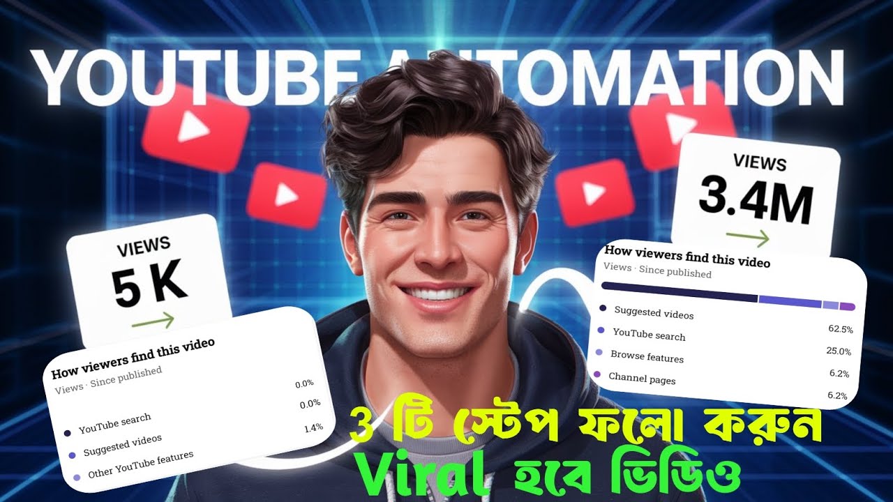 আপনার ভিডিও কেন ভাইরাল হচ্ছে না? সমাধানএখানে|how to video SEO|ranking video #1