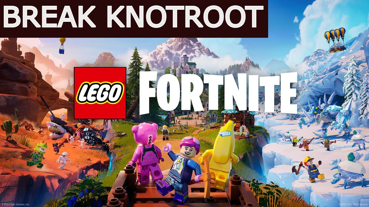 How to BREAK KNOTROOT in Lego Fortnite, Knot root, knot wood YouTube