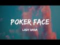 Lady Gaga Poker Face Lyric Video Katy Perry Nicki Minaj