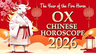 牛 Chinese Horoscope 2026 Ox • Chinese New Year 2026 • Year of the FIRE HORSE 馬