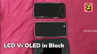 Samsung A7 Vs Iphone 11 Vs Iphone12 About Lcd And Oled Screen In Black